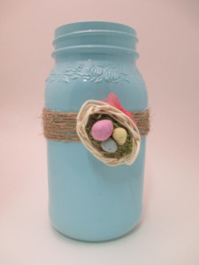 DIY Easter Wreath and Vase - A Spectacled Owl
