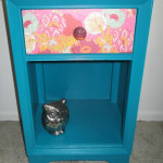 Refurbished Nightstand Makeover