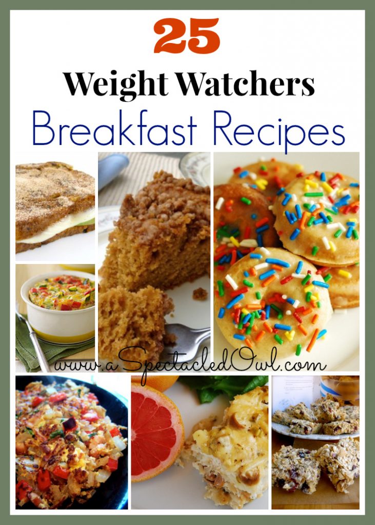 25 Weight Watchers BREAKFAST Recipes 