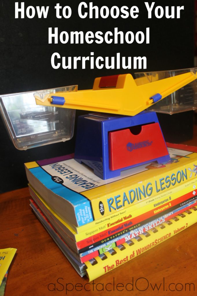 How to Choose Your Homeschool Curriculum