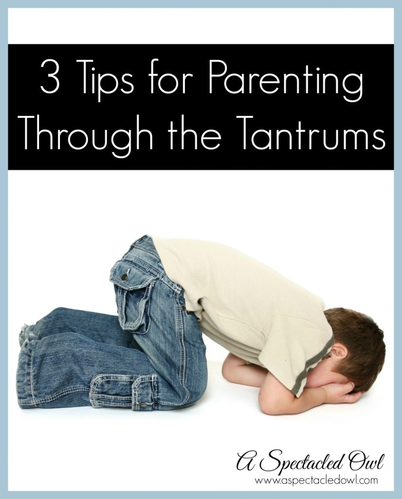 3 Tips for Parenting Through the Tantrums 