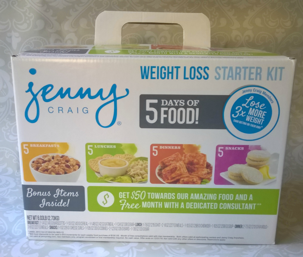 Losing Weight with the Jenny Craig Weight Loss Starter Kit #JennyCraigKit